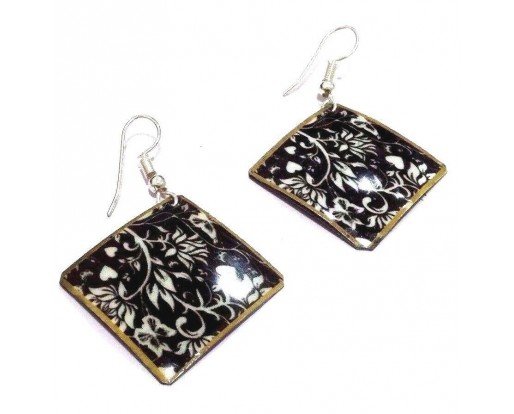 FLORAL - Contemporary Women Earrings Jewelry Hook Drop Dangle Fashion Gift N29